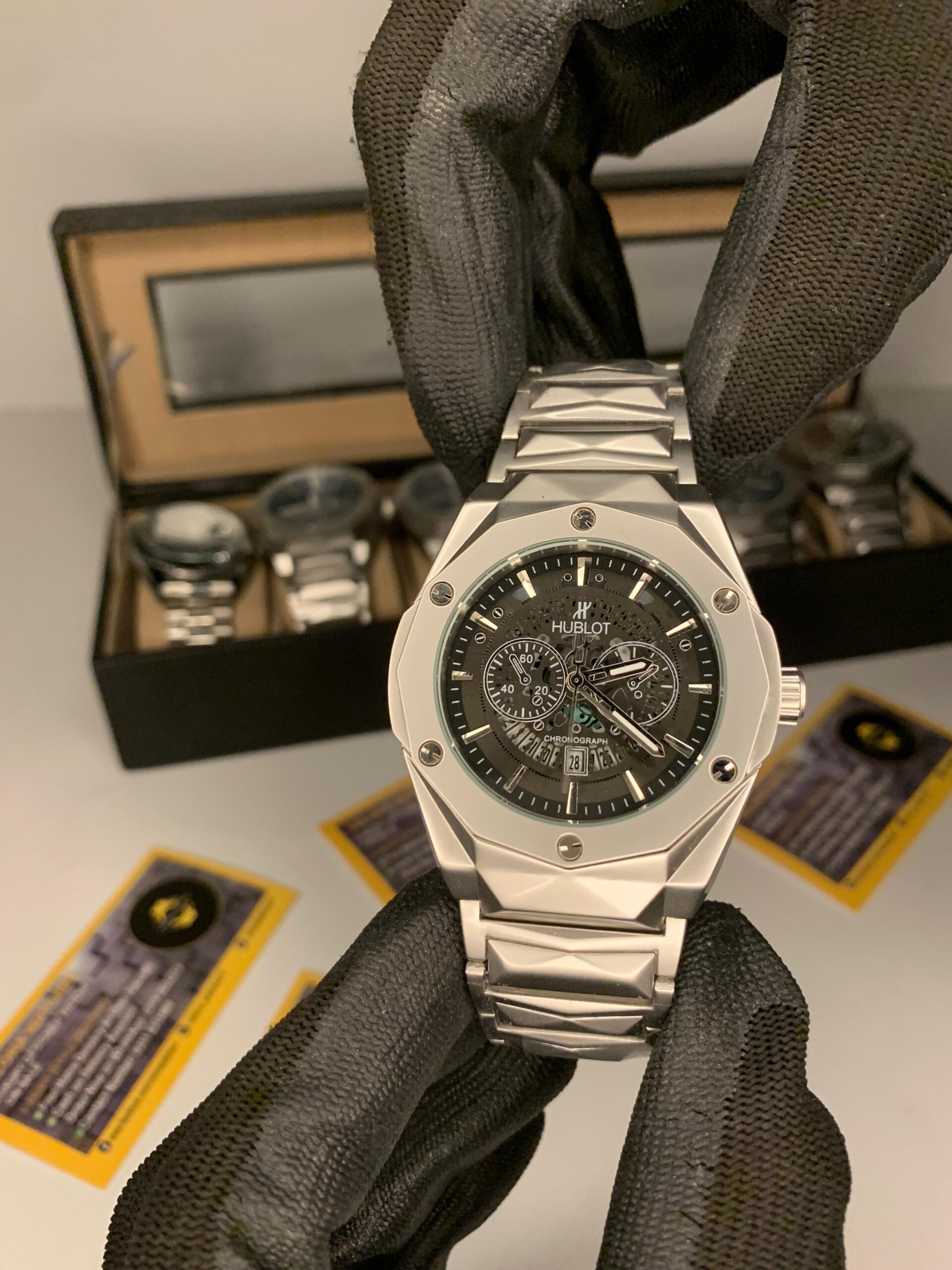 Hublot Diamond Cut Black - Image 2